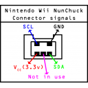 Nintendo Wii NunChuck Controller Connections