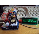 My Arduino running the DS1307_LCD Demo